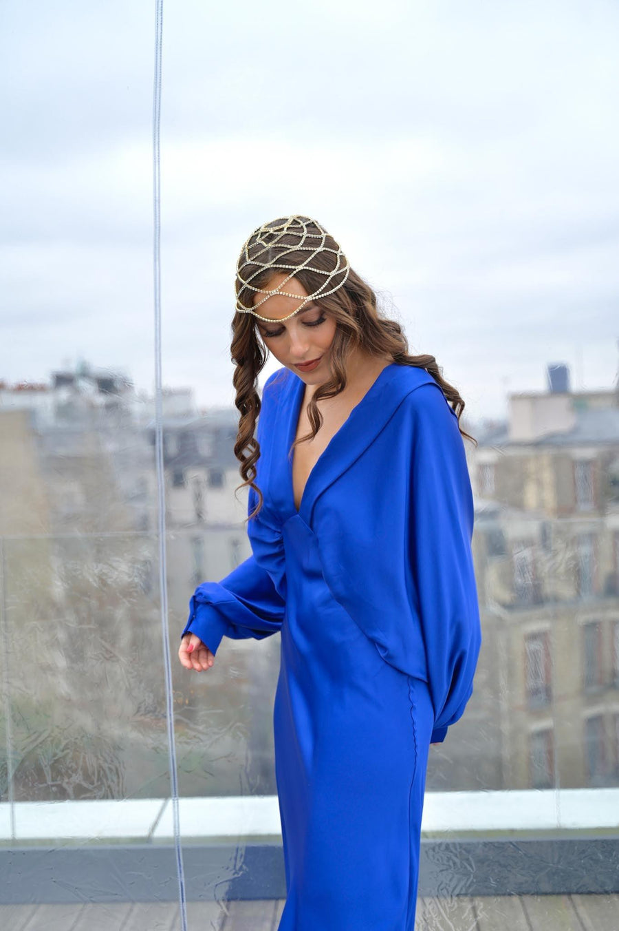 Robe Romy bleu - Maison Lou