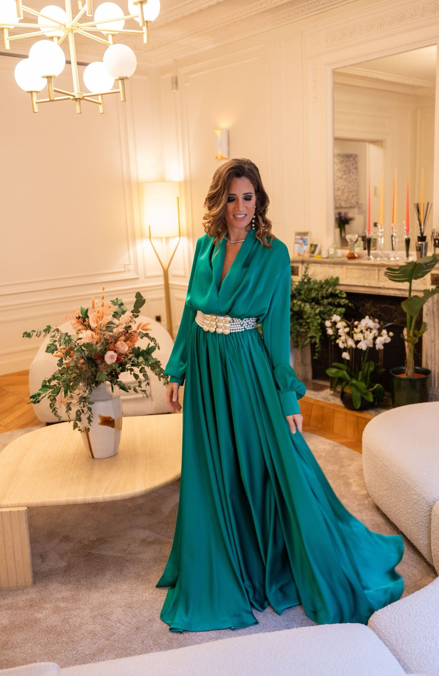 Vente Robe Rachel verte