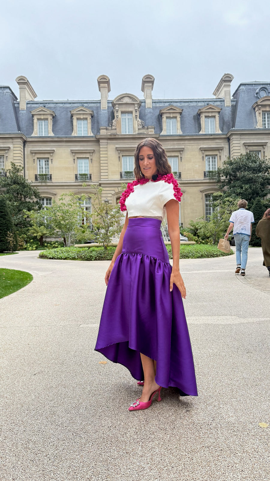 Jupe sirène violette