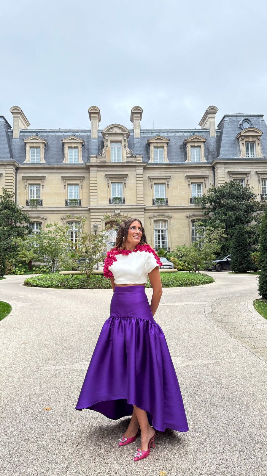 Jupe sirène violette