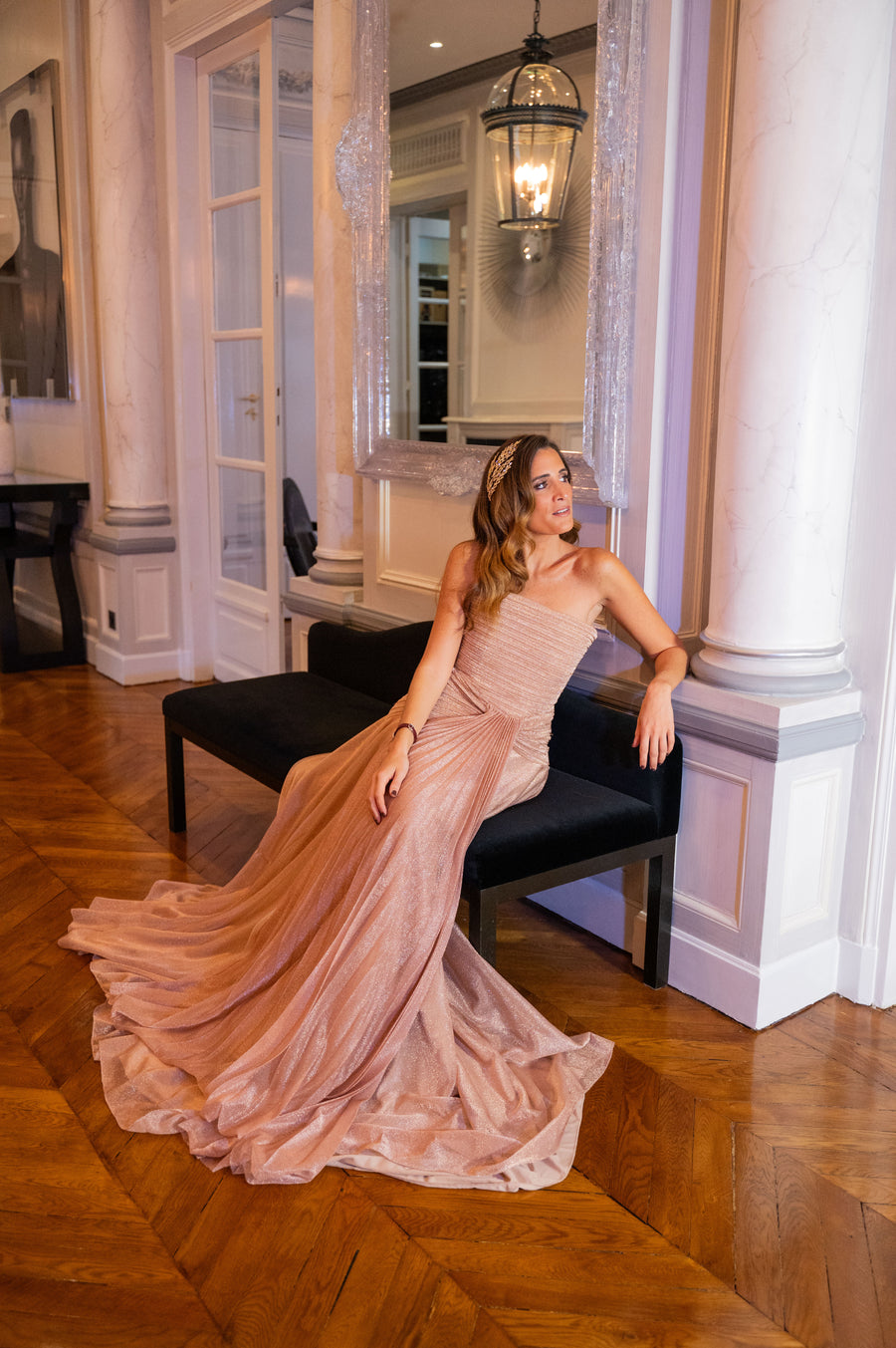 Robe Royal Monceau gold rose