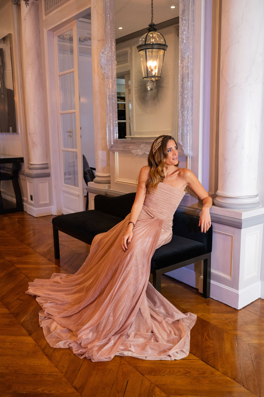 Robe Royal Monceau gold rose