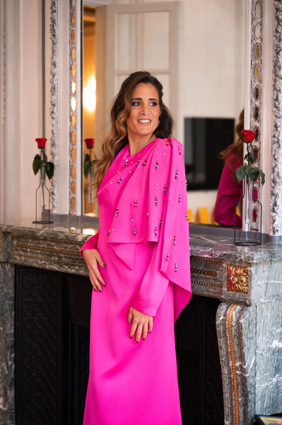 Robe Crillon Fuschia