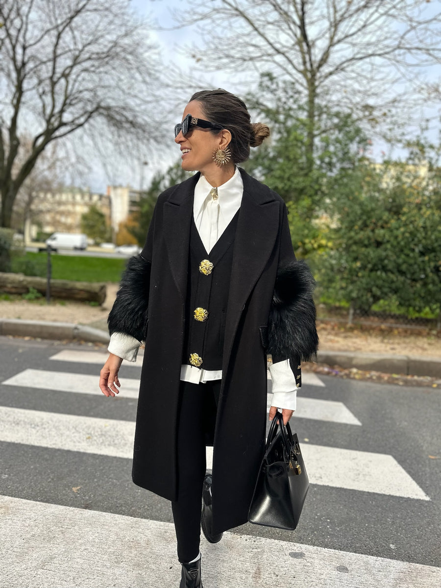 Manteau Botticelli cachemire et laine