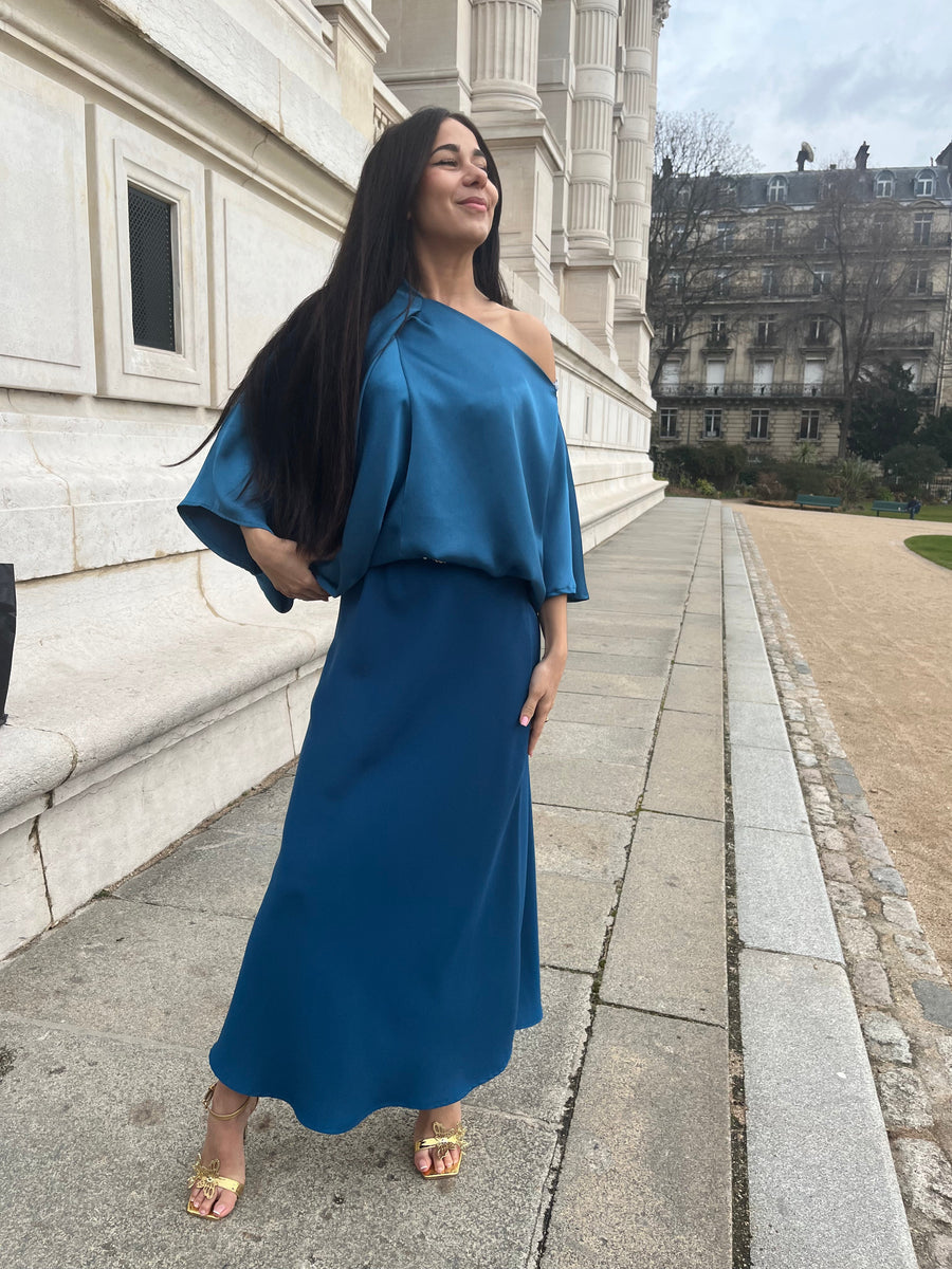 Robe Esma bleue - Maison Lou