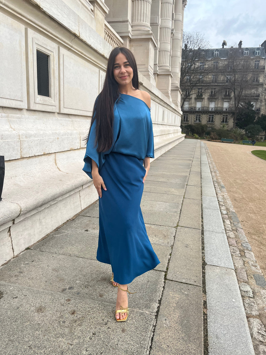 Robe Esma bleue - Maison Lou