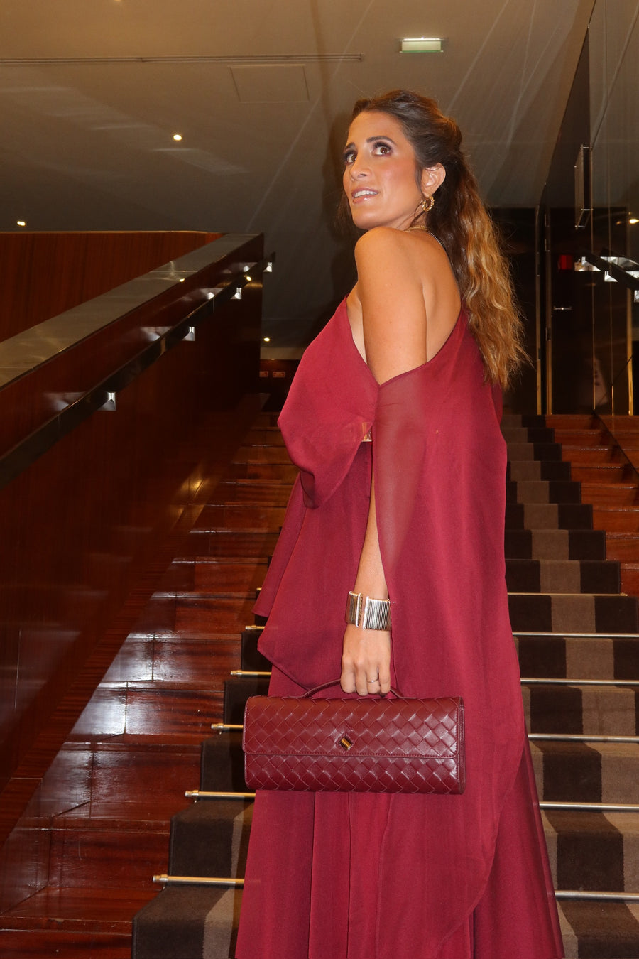 Robe Deborah Bordeaux