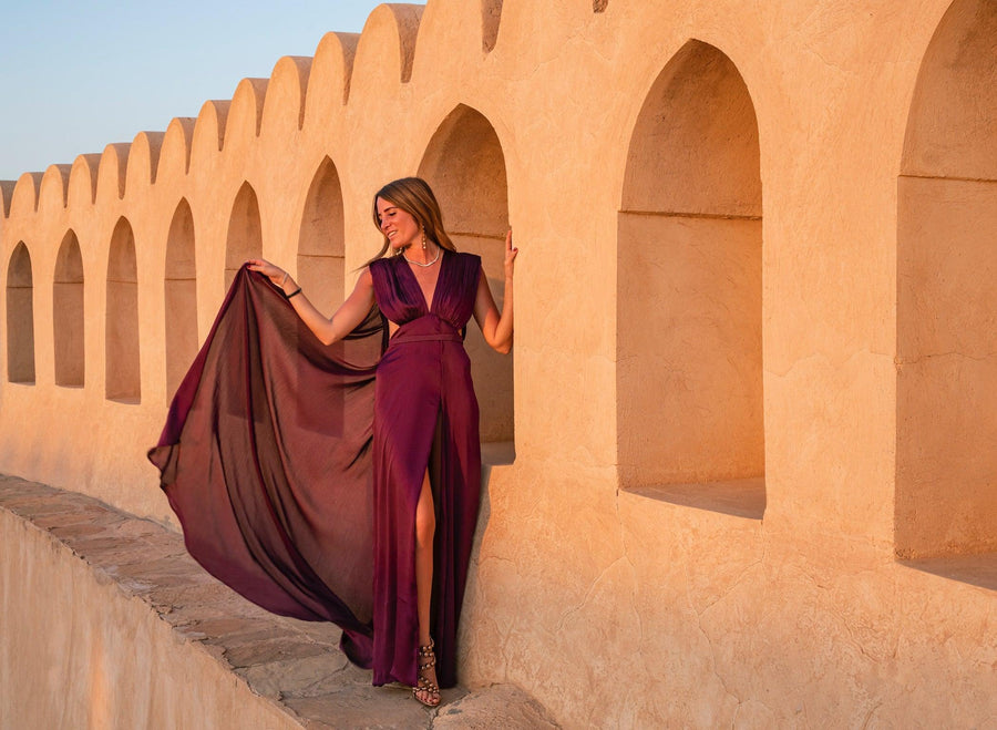 Robe Salah violette - Maison Lou