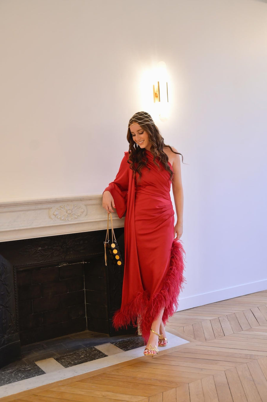 Robe Lyna rouge - Maison Lou