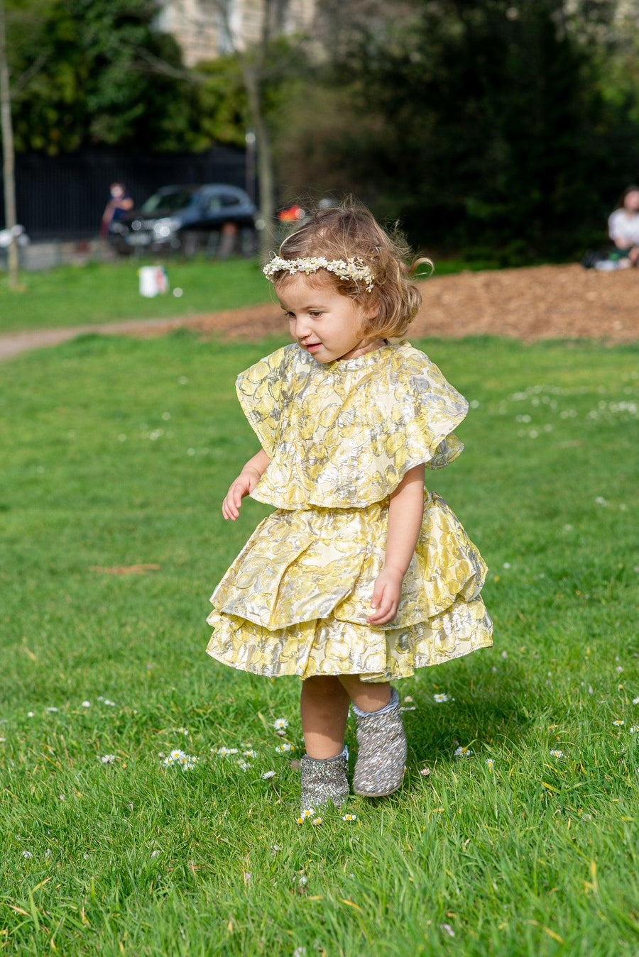 Ensemble jaune - Modèle petite fille - Maison Lou