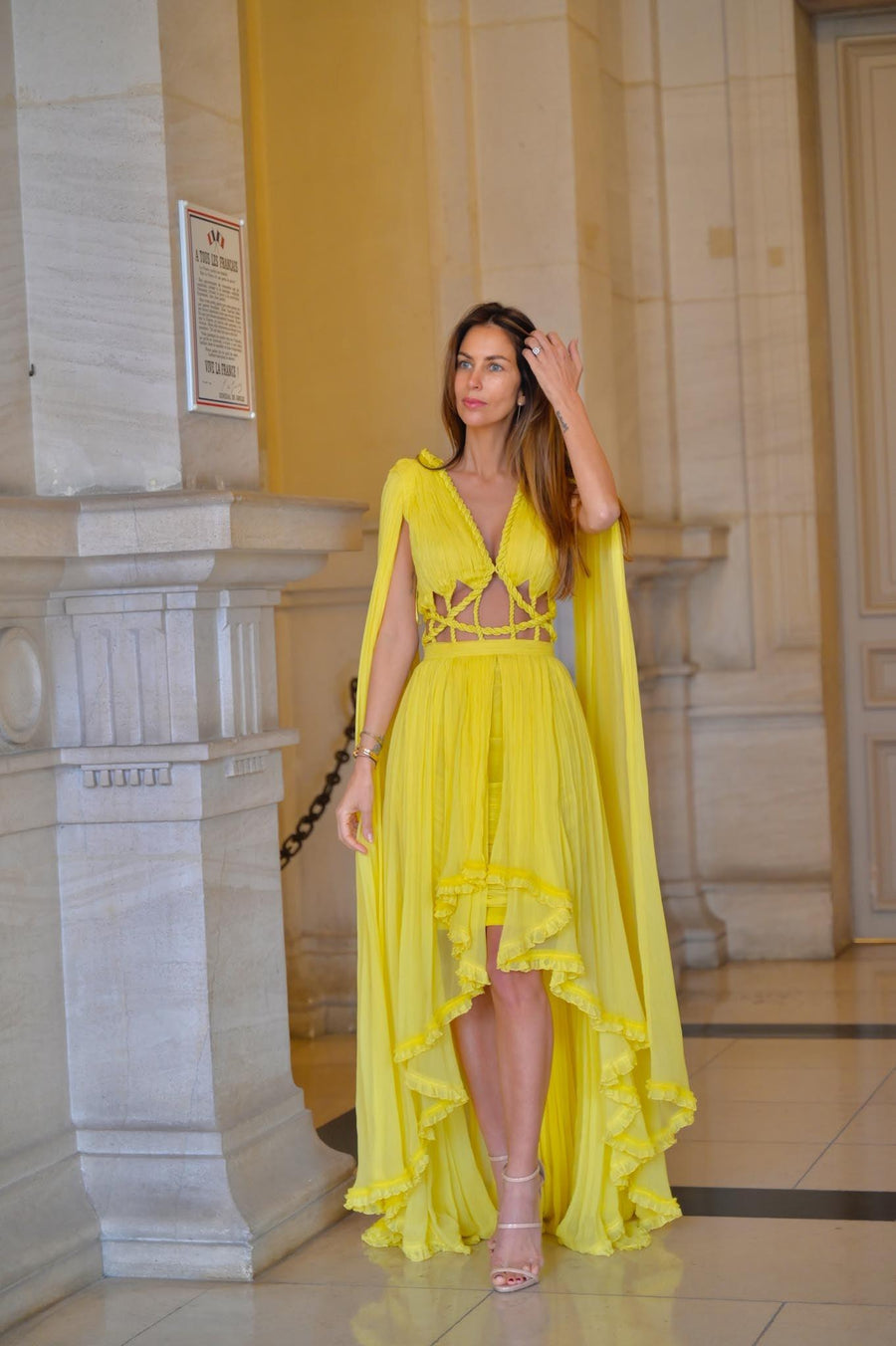 Robe Tulum jaune - Maison Lou