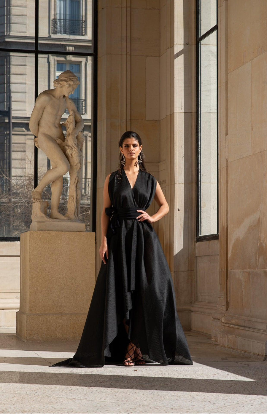 Robe Maison Rabbih noir - Maison Lou