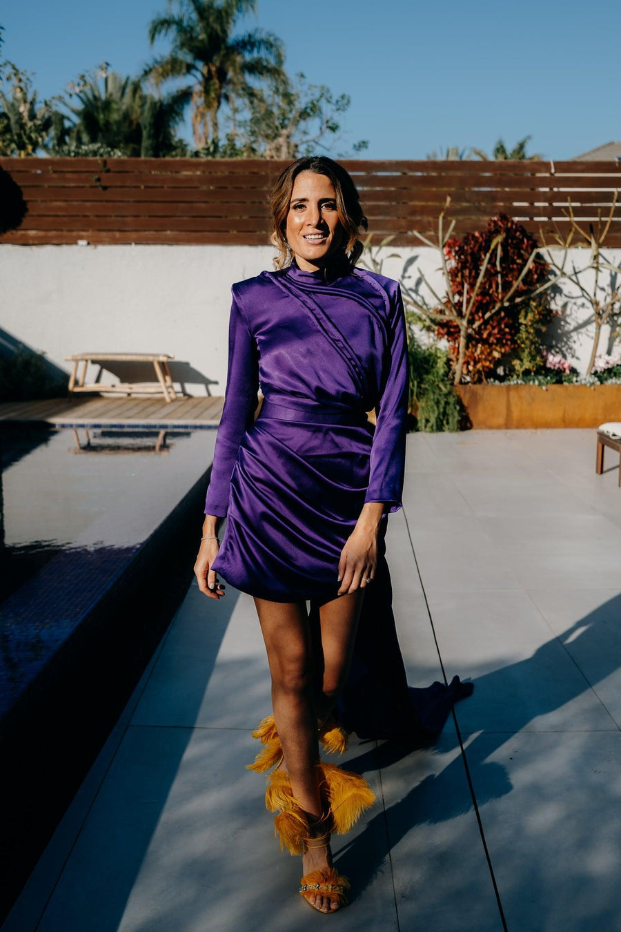 Robe Serena violette - Maison Lou