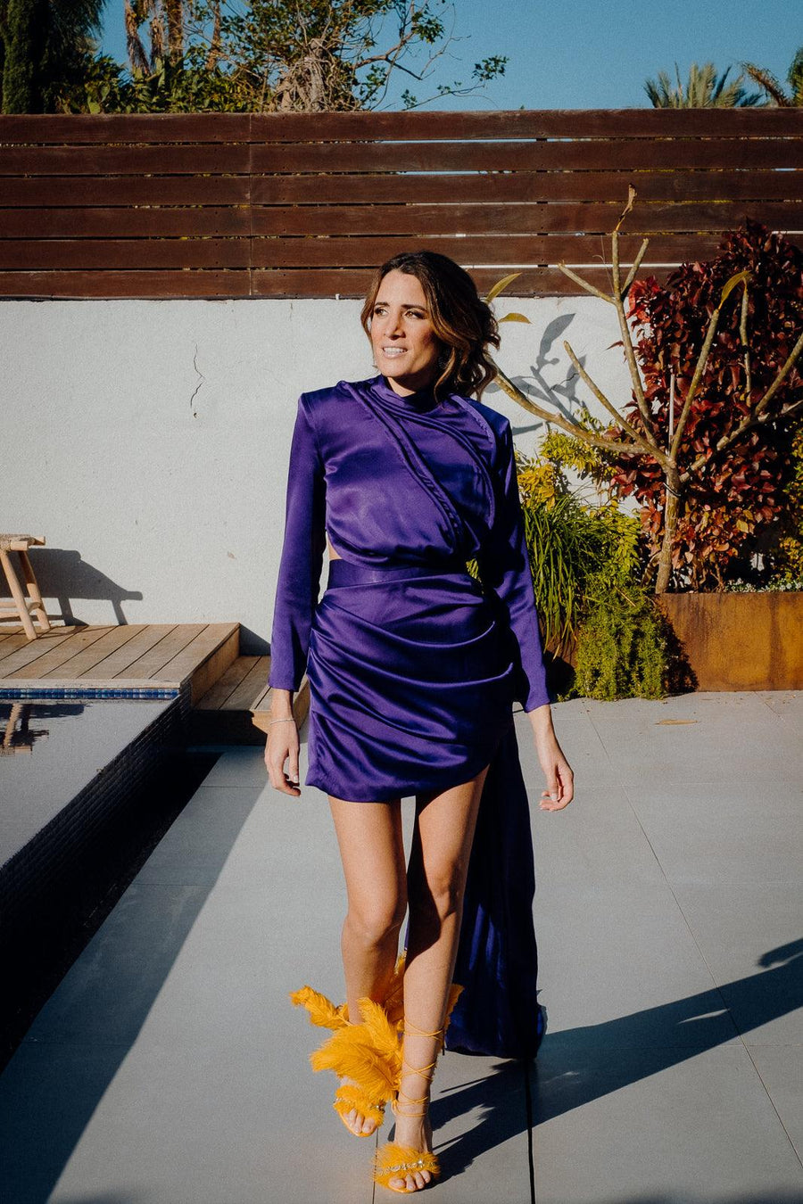 Robe Serena violette - Maison Lou