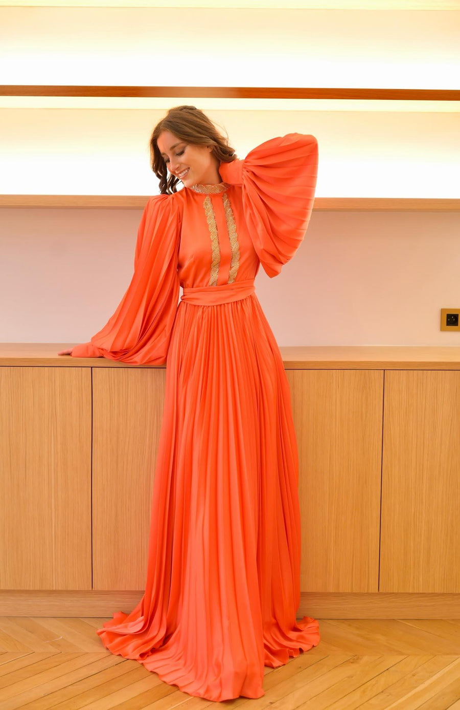 Robe Pereira orange - Maison Lou