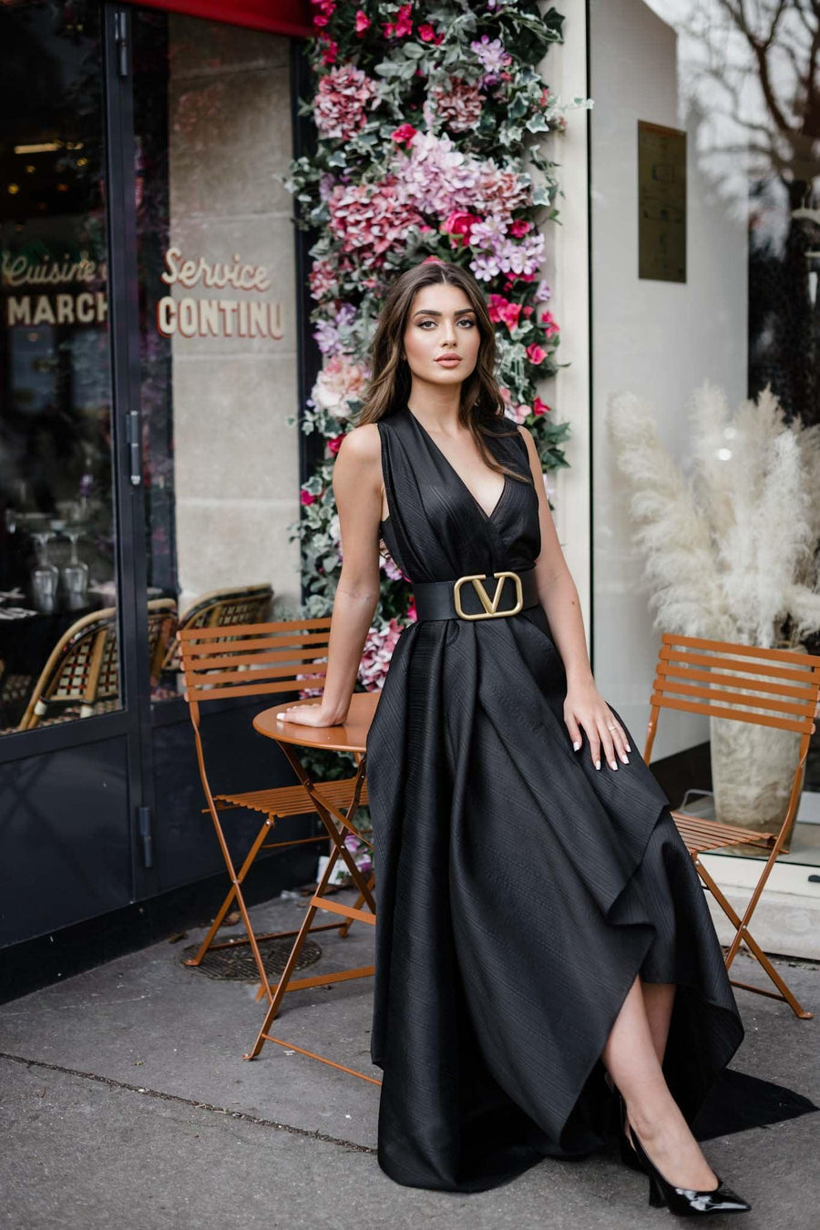 Robe Maison Rabbih noir - Maison Lou